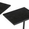 Livingfurn Laptoptafel Jordy Norris Zwart Set van 2