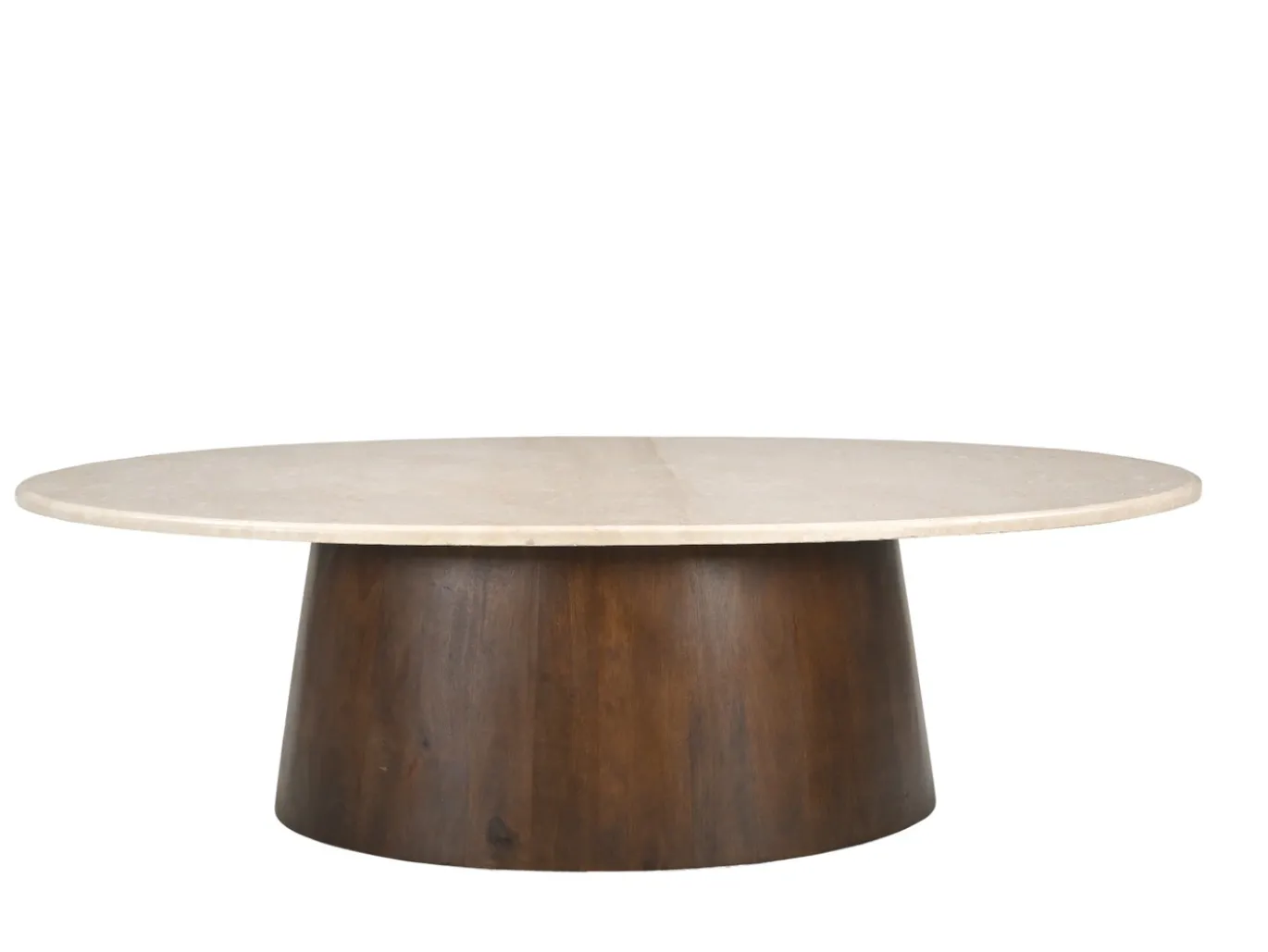 Livingfurn Salontafel Brix Bottecino Mango Ovaal 120cm