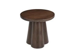 Livingfurn Salontafel Brix Clubs Mangohout Bruin Ø50cm