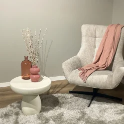 Livingfurn Salontafel Dune Ivoor Ø50cm