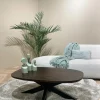 Livingfurn Salontafel Jesper Deens Ovaal Bruin 120cm