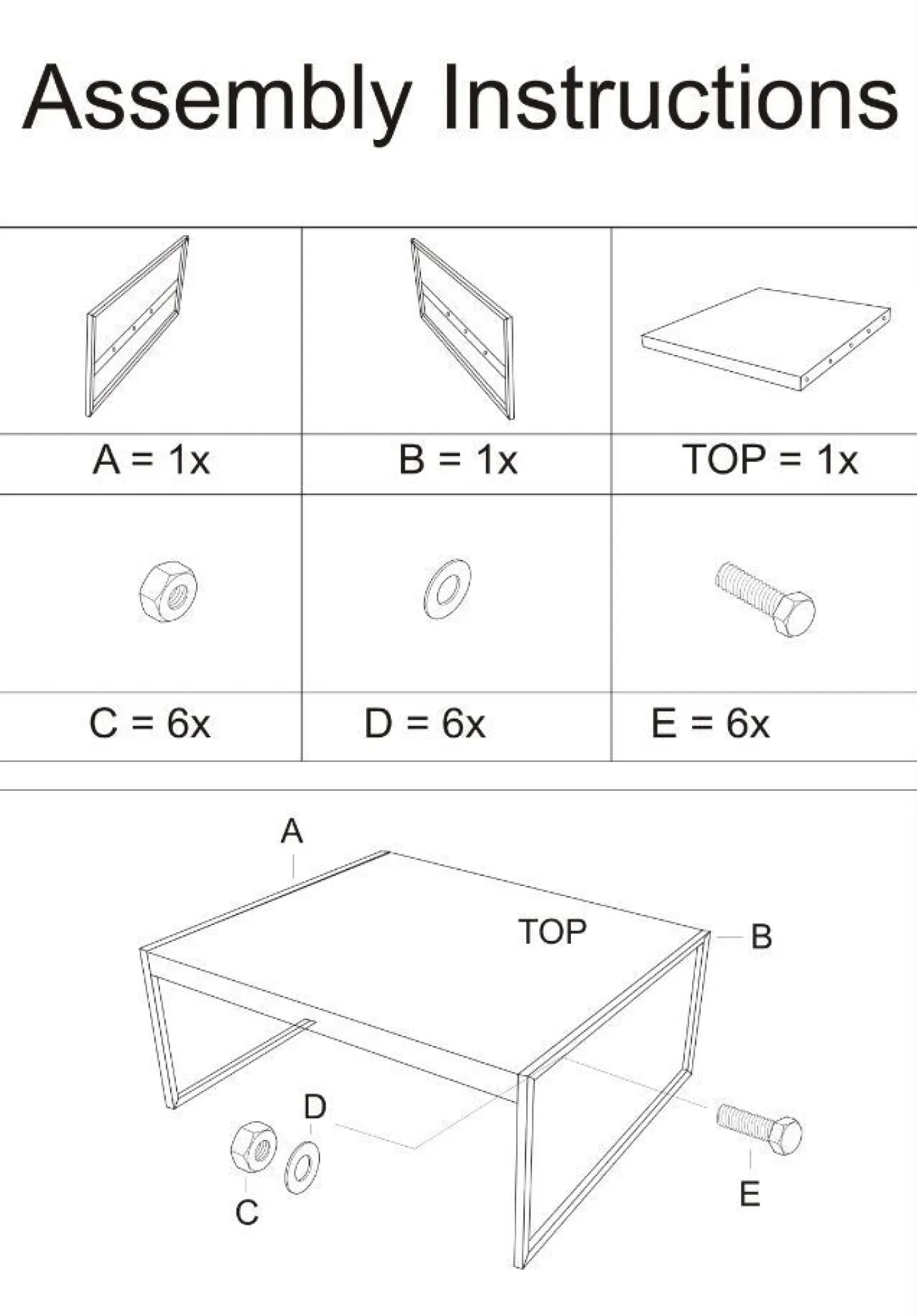 Livingfurn Salontafel Nairobi 60cm