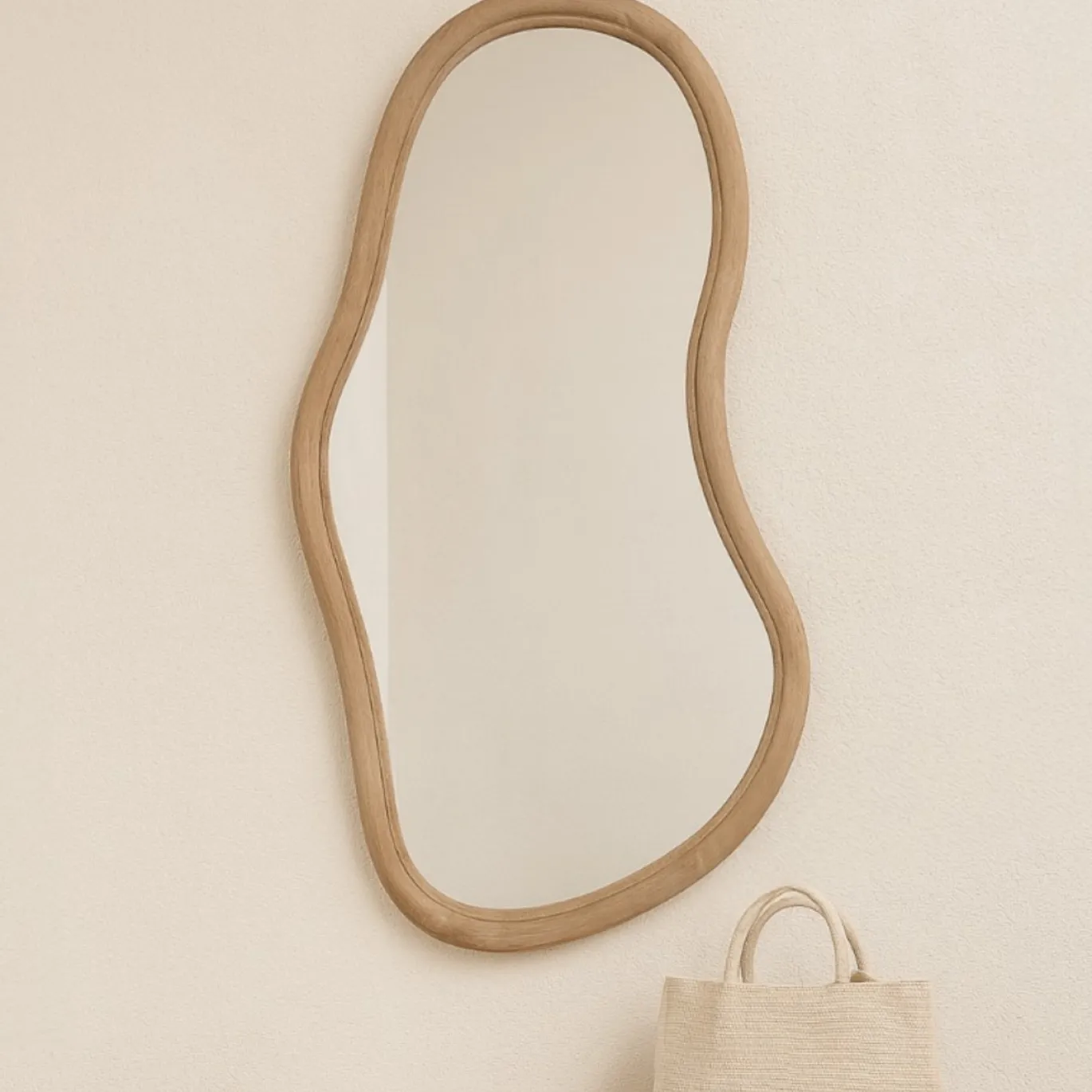 Livingfurn Spiegel Brix Sophie L Organisch Bruin