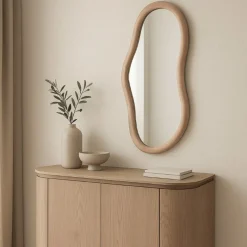 Livingfurn Spiegel Brix Sophie M Organisch Bruin