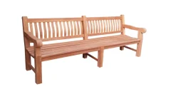Livingfurn Tuinbank Patrick Breed 250cm Teakhout