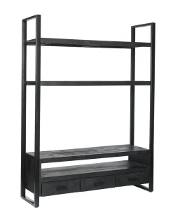 Livingfurn Tv-meubel Norris High Zwart 150cm