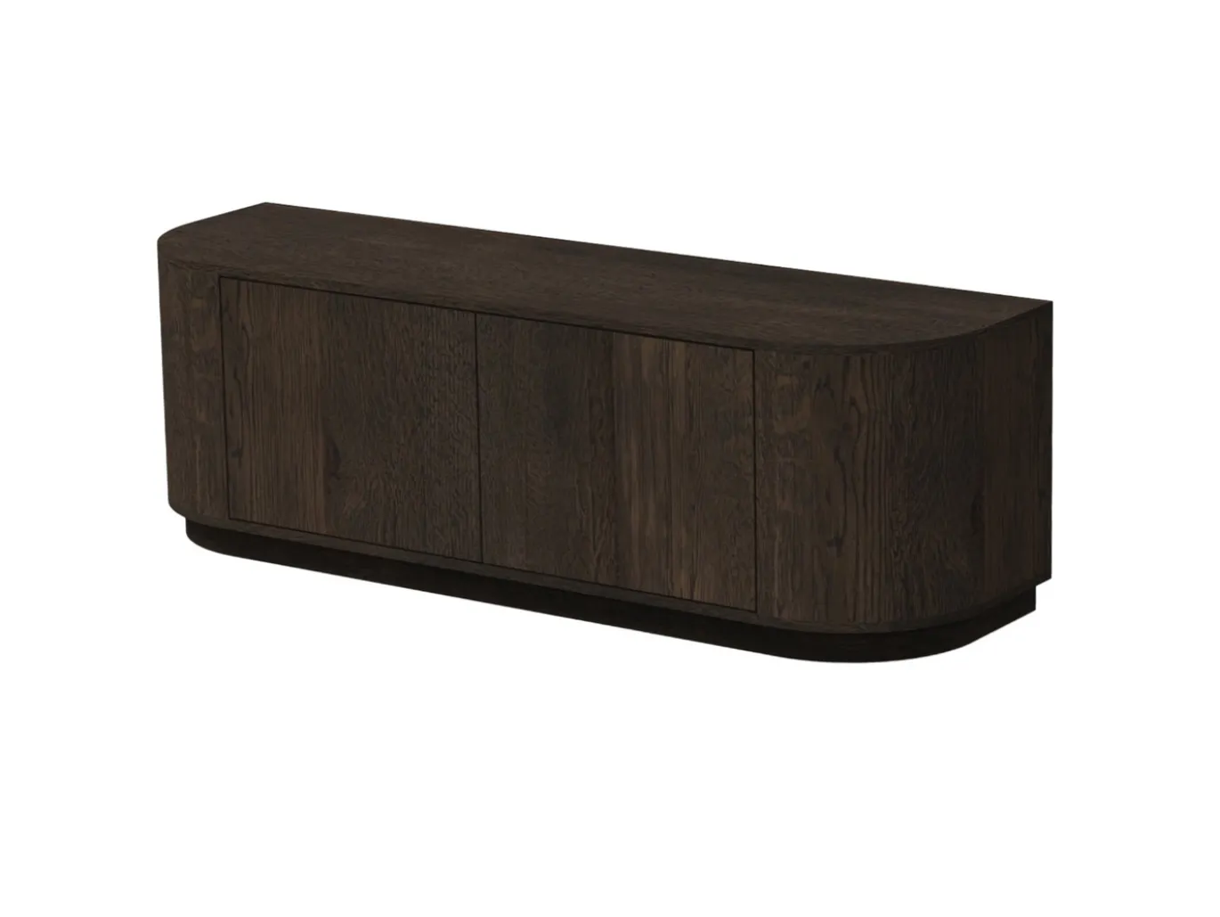 Livingfurn Tv-meubel Novero Espresso Eikenfineer 140cm