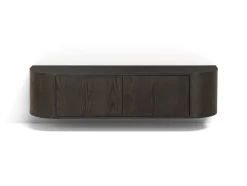 Livingfurn Tv-meubel Novero Espresso Zwevend 140cm Bruin