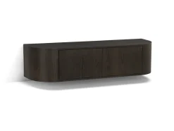 Livingfurn Tv-meubel Novero Espresso Zwevend 140cm Bruin