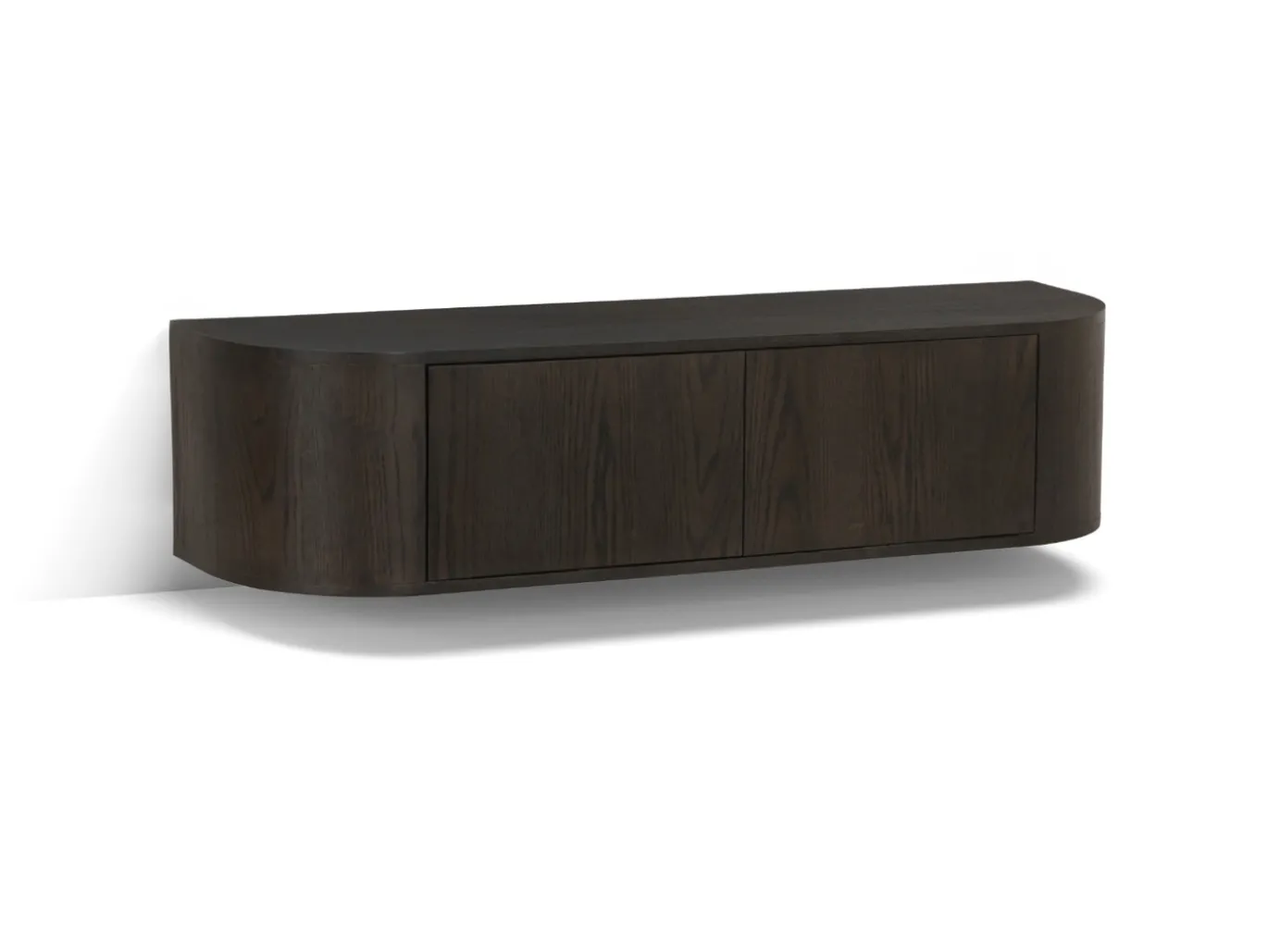 Livingfurn Tv-meubel Novero Espresso Zwevend 140cm Bruin