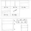 Livingfurn Tv-Meubel Strong Hoog 200 cm