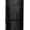 Livingfurn Wandkast Norris Zwart 110x180cm