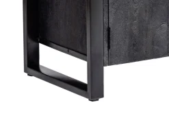 Livingfurn Wandkast Norris Zwart 110x180cm