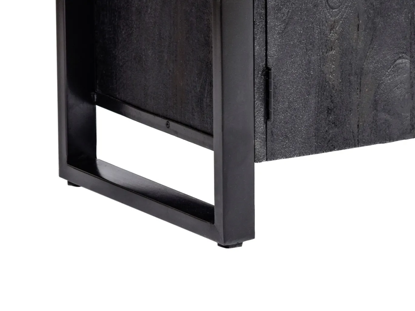 Livingfurn Wandkast Norris Zwart 110x180cm