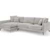 Loungebank Maggie Links Grijs - Giga Meubel