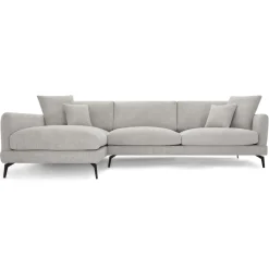 Loungebank Maggie Links Grijs - Giga Meubel