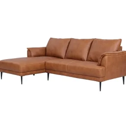 Loungebank Soul Links Tan Leer - Giga Meubel