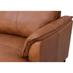 Loungebank Soul Rechts Tan Leer - Giga Meubel