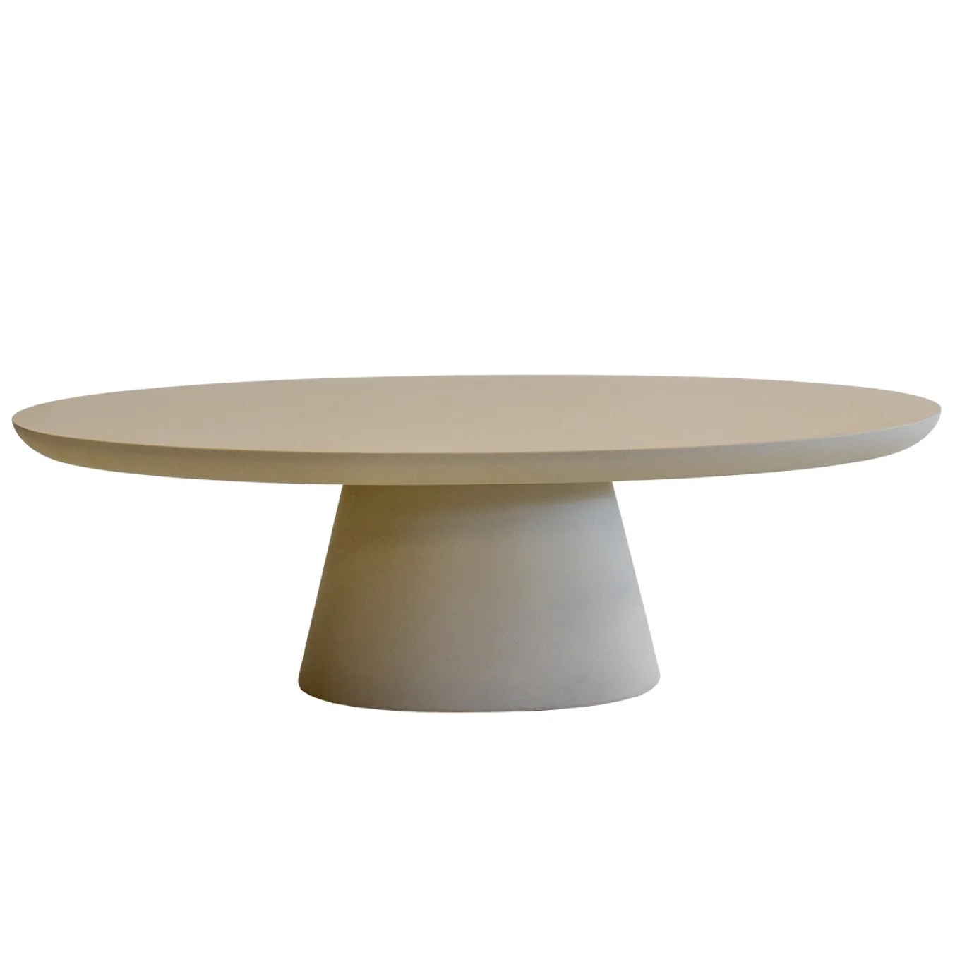 Loungetafel Cleo Ovaal Beige 130cm - Giga Meubel