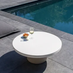 Loungetafel Eden Rond Beige 90cm - Giga Meubel