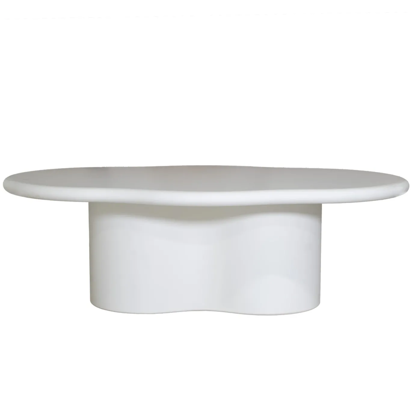 Loungetafel Jessie Organisch Off-White 120cm - Giga Meubel