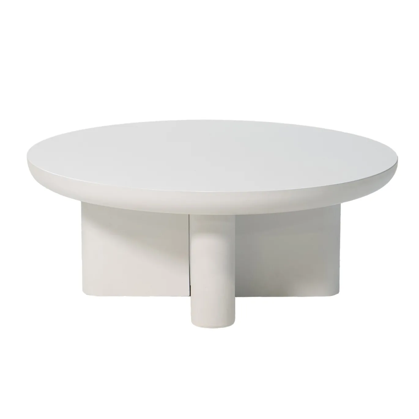 Loungetafel Miso Rond Wit Ø90cm - Giga Meubel