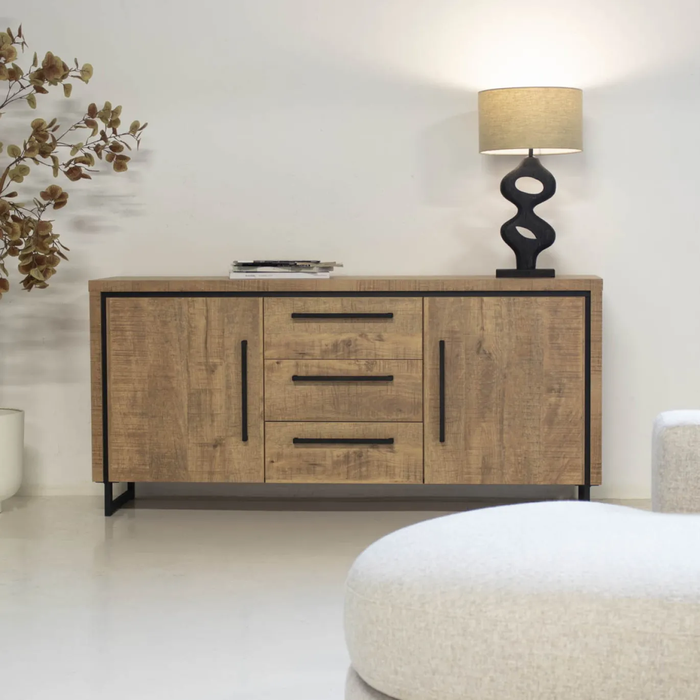 Maxfurn Dressoir Rimini 2-deurs Mango