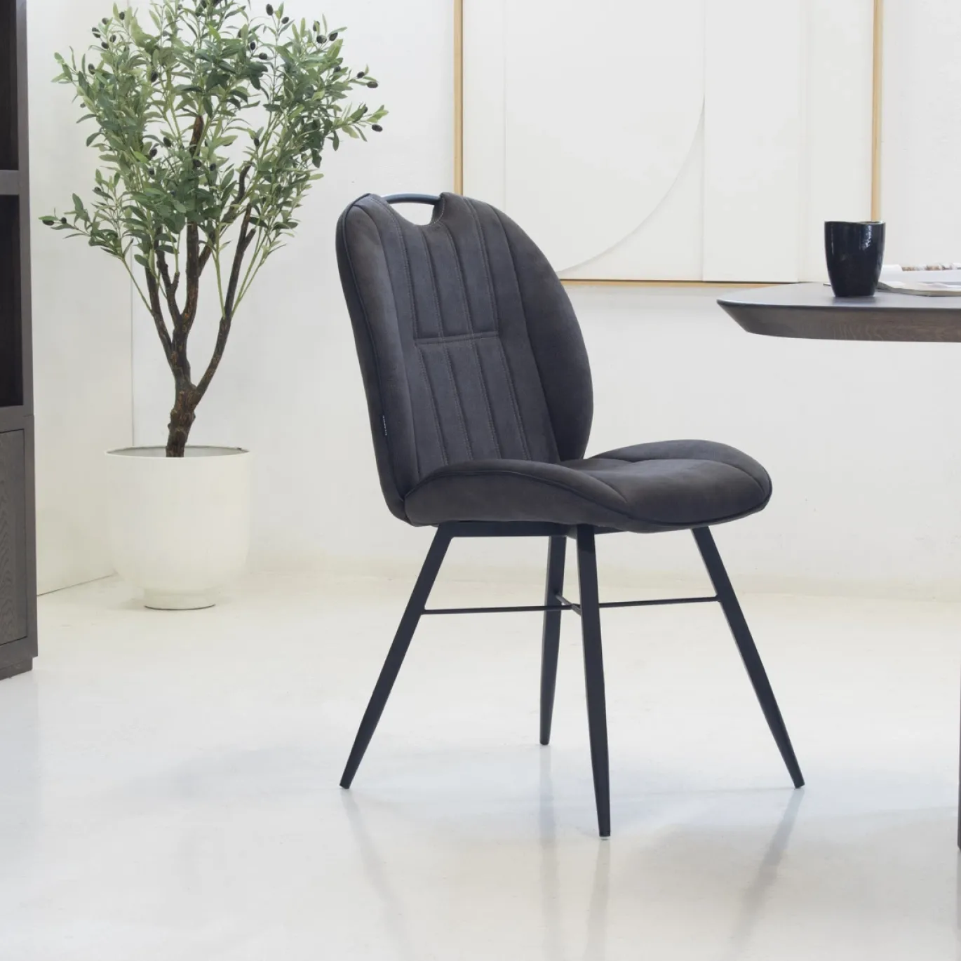 Maxfurn Eetkamerstoel Shelton Luxor Antraciet