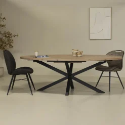 Maxfurn Eettafel Vaiana Uitschuifbaar Naturel Matching 220(280)x120cm