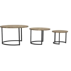 Maxfurn Salontafel Bolton Mango Set van 3