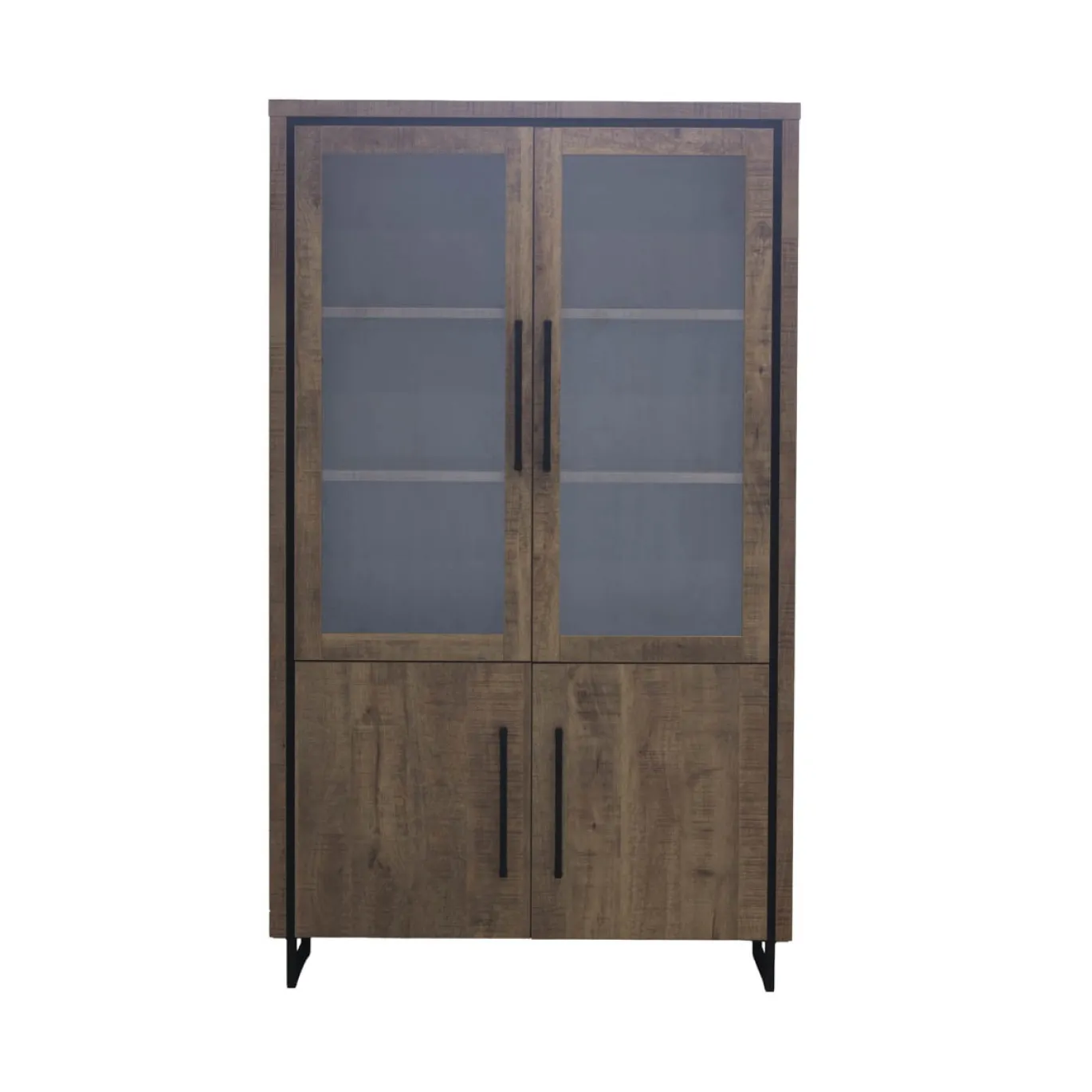 Maxfurn Vitrinekast Rimini 2-deurs Mango