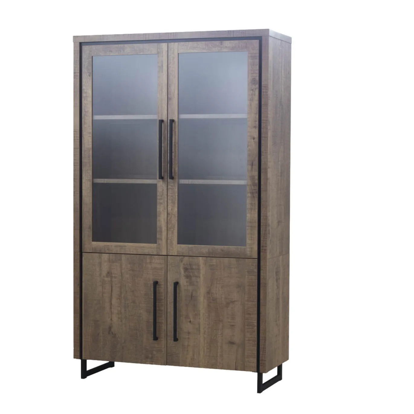 Maxfurn Vitrinekast Rimini 2-deurs Mango