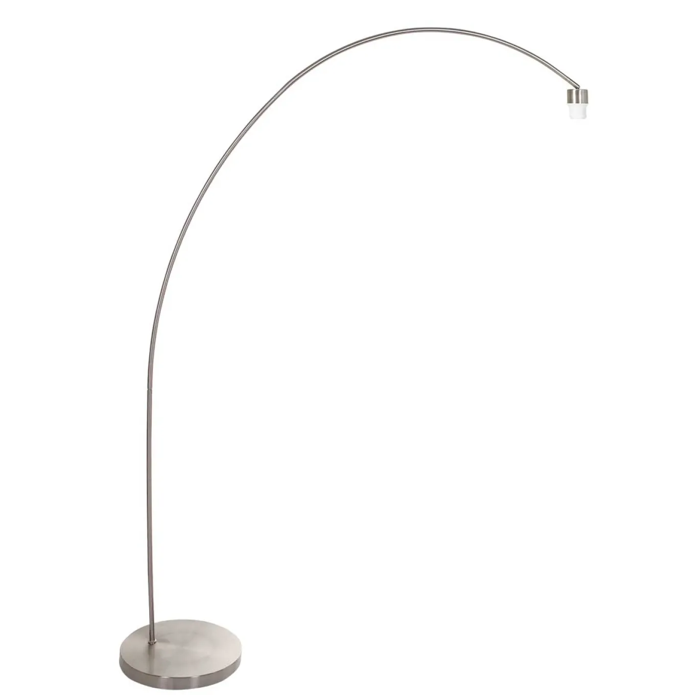 Mexlite Booglamp Solva Grijs Grof Linnen Wit