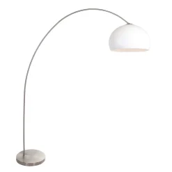Mexlite Booglamp Solva Grijs Kunststof Wit Bol