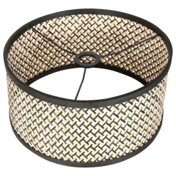 Mexlite Booglamp Solva Zwart Bamboe Naturel/Zwart