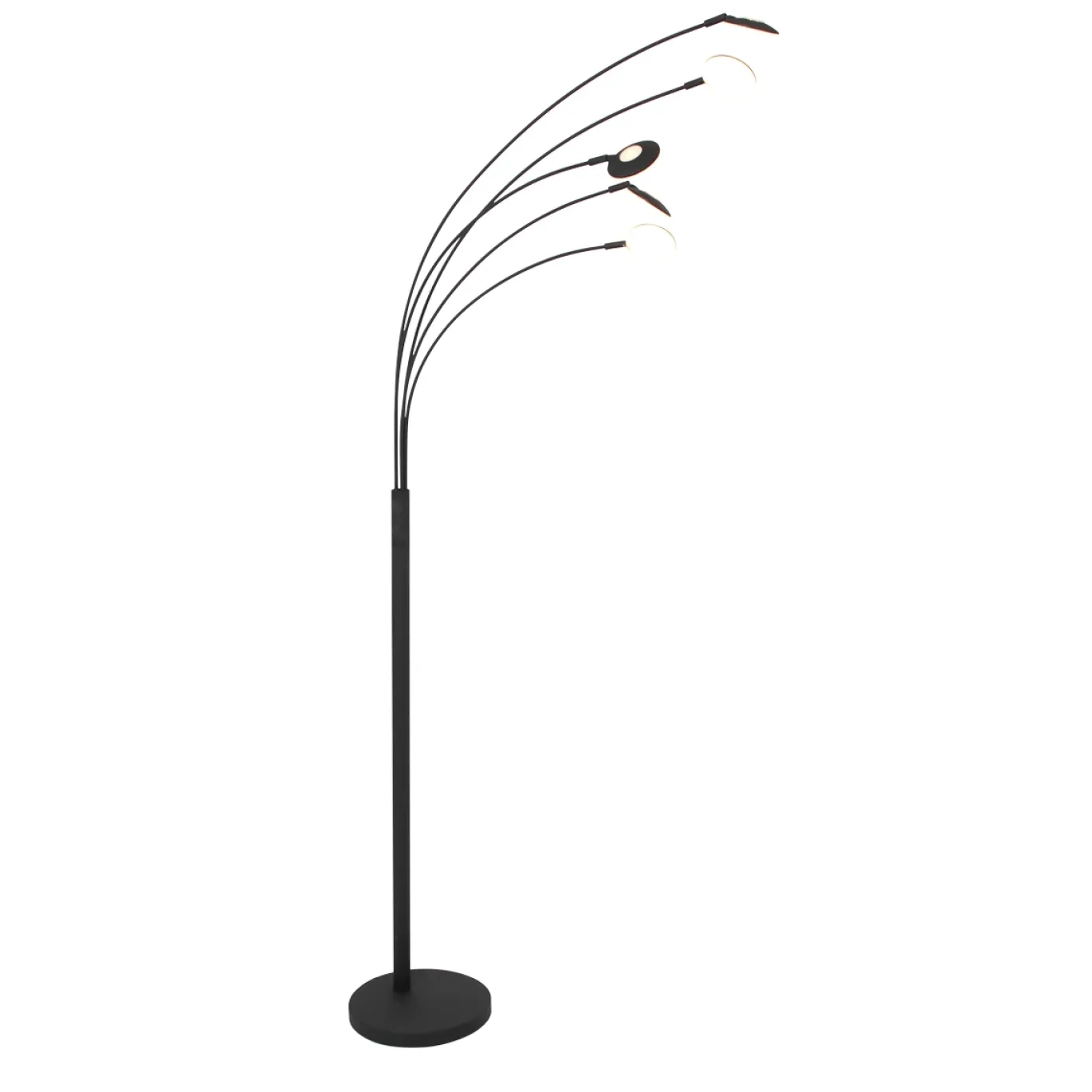Mexlite Booglamp Synna 5-Lichts Zwart