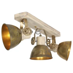 Mexlite Gearwood Plafondspot 3-lichts Brons