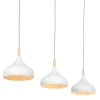 Mexlite Hanglamp Bjorr Wit 3-lichts