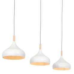 Mexlite Hanglamp Bjorr Wit 3-lichts