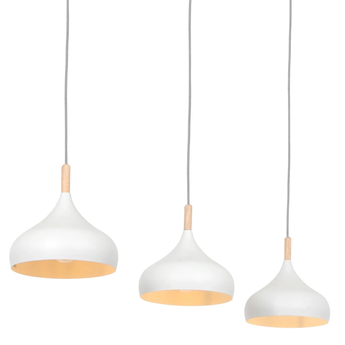 Mexlite Hanglamp Bjorr Wit 3-lichts