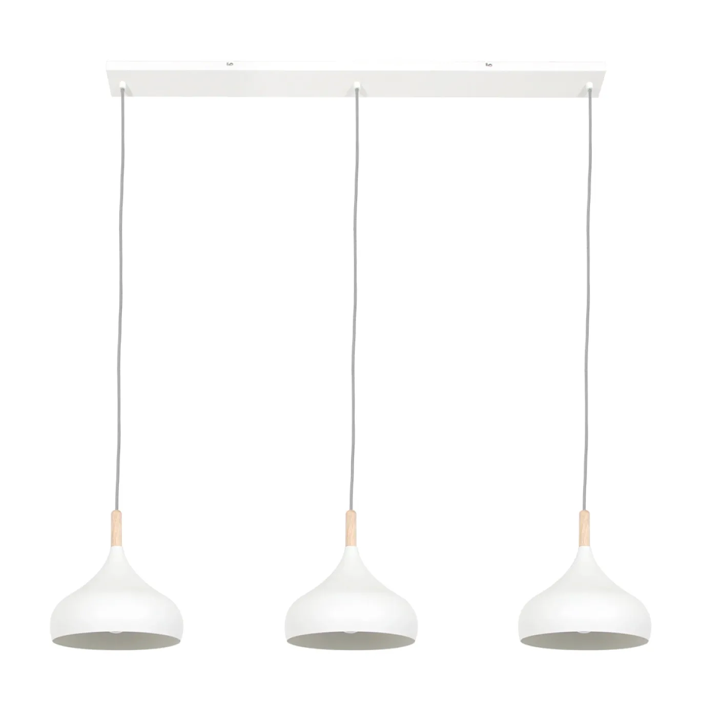 Mexlite Hanglamp Bjorr Wit 3-lichts