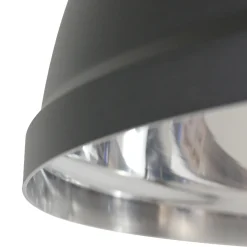 Mexlite Hanglamp Gaeve Zwart/Chrome Ø50cm