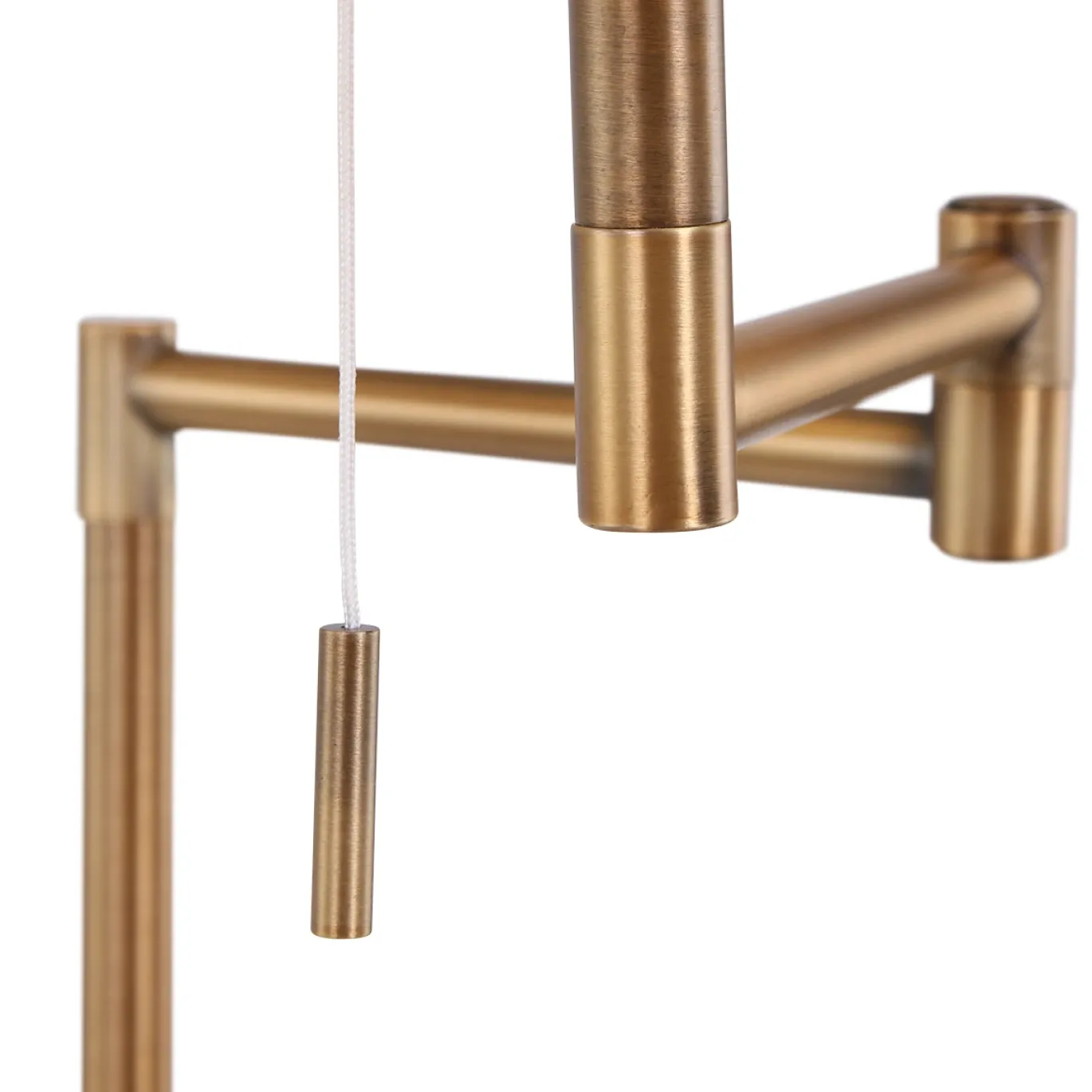 Mexlite Vloerlamp Bella Brons Velours Blauw
