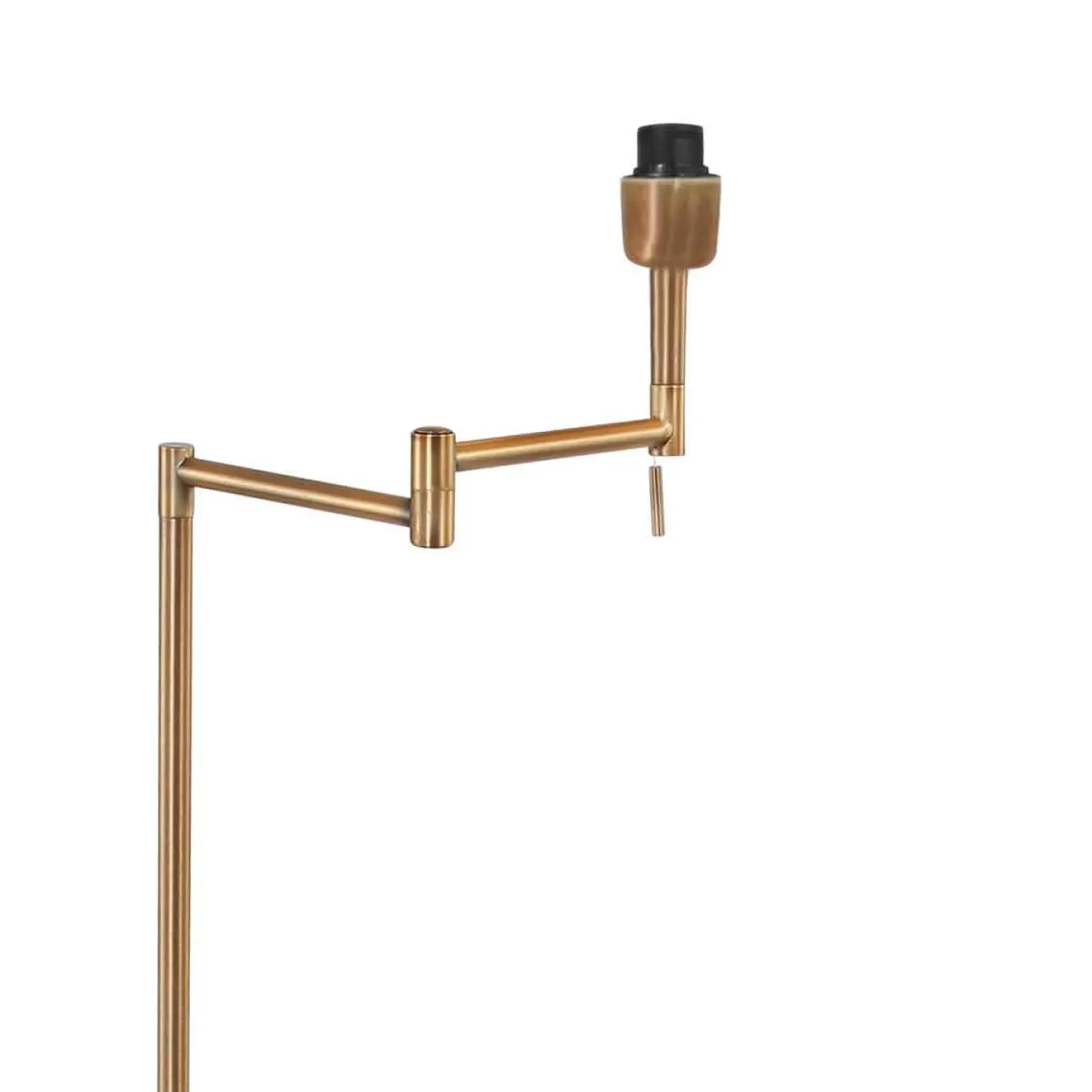 Mexlite Vloerlamp Bella Brons Velours Blauw