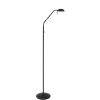 Mexlite Vloerlamp Biron 1-Lichts Zwart