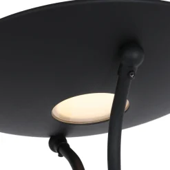 Mexlite Vloerlamp Biron 2-Lichts Zwart