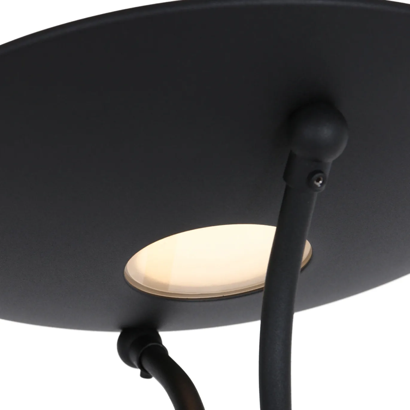 Mexlite Vloerlamp Biron 2-Lichts Zwart