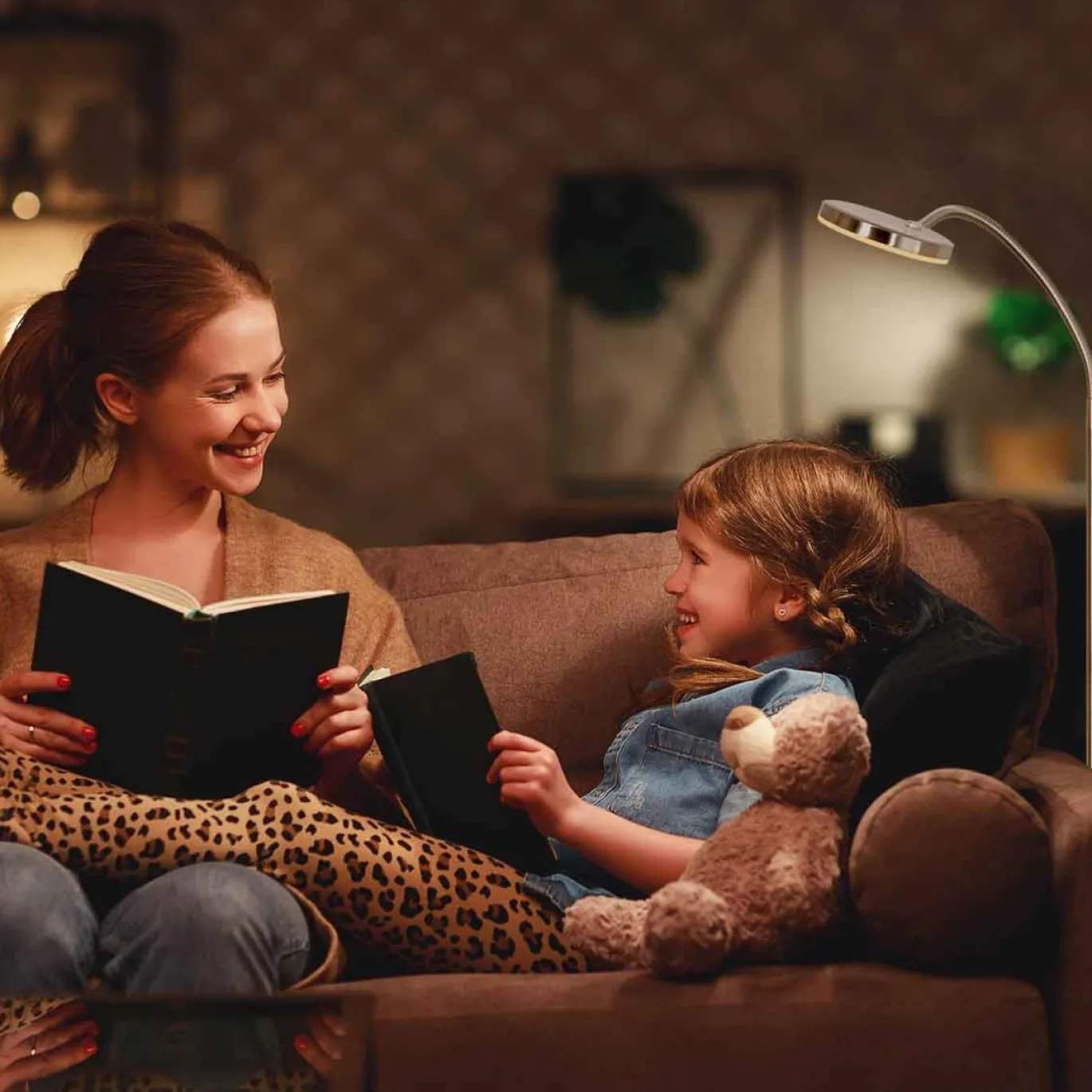 Mexlite Vloerlamp Platu Grijs