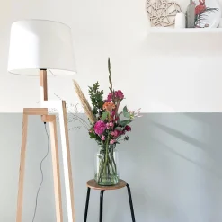 Mexlite Vloerlamp Sabi Hout Naturel