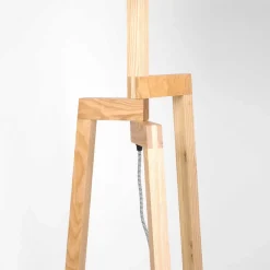 Mexlite Vloerlamp Sabi Hout Naturel